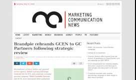 
							         Brandpie rebrands GCEN to GC Partners following strategic ...								  
							    