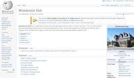
							         Branksome Hall - Wikipedia								  
							    