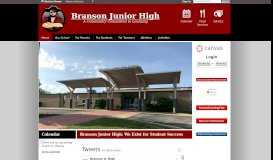 
							         Branson Junior High / Homepage - Branson Public Schools								  
							    