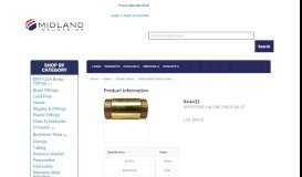 
							         Brass Fittings, Valves, Hose Clamps and ... - Midland Industries								  
							    