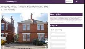 
							         Brassey Road, Winton, Bournemouth, BH9 - £1,500 ... - mystudentpod								  
							    