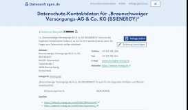
							         Braunschweiger Versorgungs-AG & Co. KG (BS|ENERGY ...								  
							    