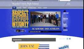 
							         Brawley Union High School / Homepage								  
							    