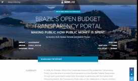 
							         Brazil's Open Budget Transparency Portal - Open Data's Impact								  
							    