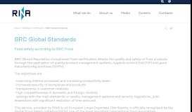 
							         BRC Global Standards - RINA.org								  
							    