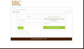 
							         BRC Login - BRC - BRC Jobs - ApplicantPool								  
							    
