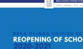 
							         Brea Olinda Unified School District								  
							    
