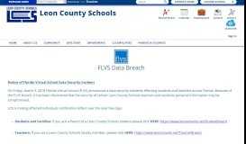 
							         Breach / Home - Leon County Schools								  
							    