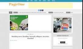 
							         Breaking news: Boonbuy Network collapses, investors ...								  
							    