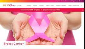 
							         Breast Cancer - Prisma Health - Upstate - Greenville Health System								  
							    