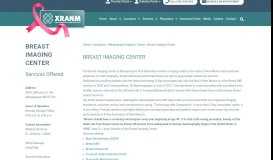 
							         Breast Imaging Center | XRANM								  
							    