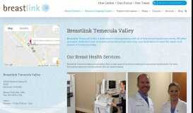 
							         Breastlink Temecula Valley | Breast Cancer Center								  
							    