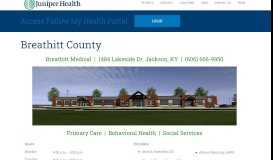 
							         Breathitt County / Juniper Health								  
							    
