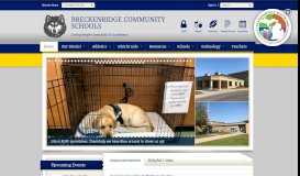 
							         Breckenridge Community Schools / Homepage								  
							    