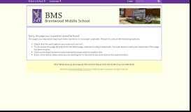 
							         Brentwood Middle School Student Handbook 2018 - 2019								  
							    
