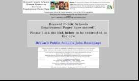 
							         Brevard Public Schools Employment Homepage								  
							    