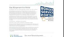 
							         Bürgerservice-Portal								  
							    