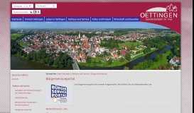 
							         Bürgerserviceportal - Stadt Oettingen - romantische Residenzstadt im ...								  
							    