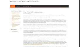 
							         Brian R. Cain MD and Associates | Taking care of your family for 25 ...								  
							    
