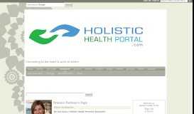 
							         Brianne Herman's Page - Holistic Health Portal								  
							    