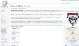 
							         Briarcliff High School - Wikipedia								  
							    
