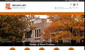 
							         Briarcliff Middle School: Home								  
							    