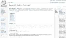 
							         Briarcliffe College–Patchogue - Wikipedia								  
							    