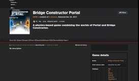 
							         Bridge Constructor Portal (Game) - Giant Bomb								  
							    