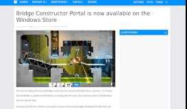 
							         Bridge Constructor Portal is now available on the Windows Store ...								  
							    