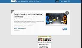 
							         Bridge Constructor Portal Review | GameSpot | N4G								  
							    