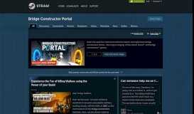 
							         Bridge Constructor Portal - Steam Community								  
							    