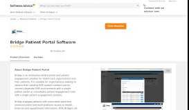 
							         Bridge Patient Portal Software - 2019 Reviews, Pricing & Demo								  
							    
