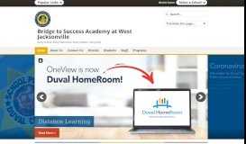 
							         Bridge to Success Academy at West Jacksonville / Homepage								  
							    