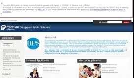 
							         Bridgeport Public Schools - Frontline Recruitment - Applitrack.com								  
							    