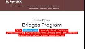 
							         Bridges Program - St Paul UCC								  
							    