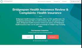 
							         Bridgespan Health Insurance Review & Complaints								  
							    