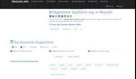 
							         Bridgestone dayforce log in Results For Websites Listing								  
							    