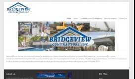 
							         Bridgeview Contractors, Inc. -								  
							    