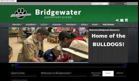 
							         Bridgewater Elementary School: Home								  
							    