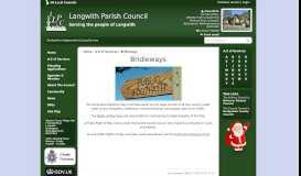 
							         Bridleways | Langwith Parish Council								  
							    