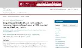 
							         Brigatinib combined with anti-EGFR antibody overcomes osimertinib ...								  
							    