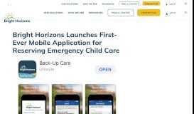
							         Bright Horizons Launches First-Ever Mobile Application for ...								  
							    