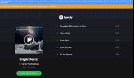 
							         Bright Portal by Chris Whittington on Spotify								  
							    
