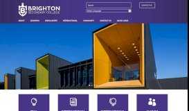 
							         Brighton Secondary College |								  
							    