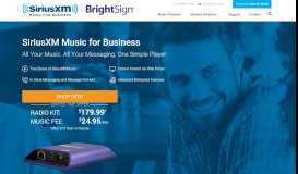 
							         BrightSign Music Player – SiriusXM Music for Business – Just another ...								  
							    
