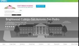 
							         Brightwood College-San Antonio-San Pedro Student Reviews ... - Unigo								  
							    