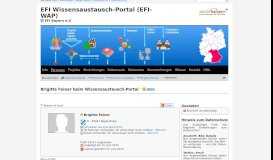
							         Brigitte Feiner beim Wissensaustausch-Portal | A-423 - EFI-WAP								  
							    