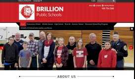 
							         Brillion Public Schools: Home								  
							    