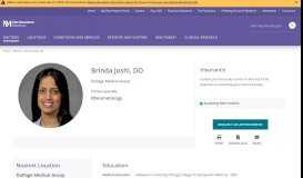 
							         Brinda Joshi, DO | Northwestern Medicine								  
							    