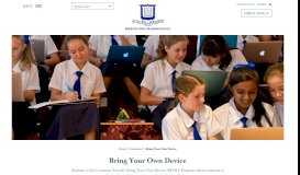 
							         Bring Your Own Device - Brisbane Girls Grammar School								  
							    